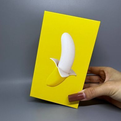 Вібратор-банан BMS Factory  Banana Bliss Mini Silicone Vibrator - фото