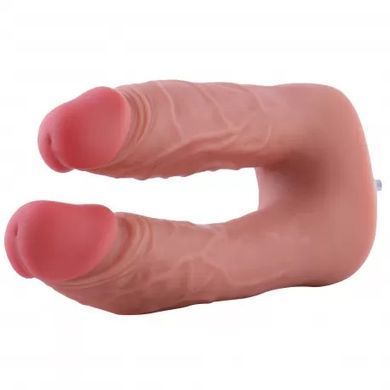Двойной фаллоимитатор для секс-машин Hismith Silicone Double Penetrator Dildo