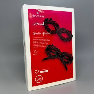 Кружевная маска Obsessive A710 mask One size, Черный