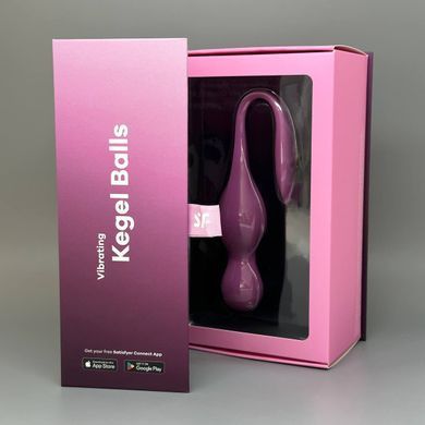 Вагинальные смарт-шарики с вибрацией Satisfyer Love Birds 1 Connect App Pink - фото