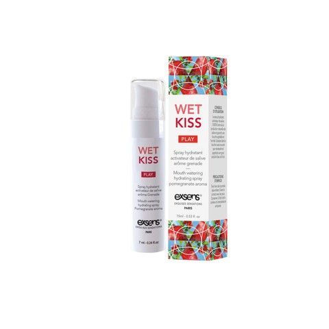 Спрей для посилення слиновиділення EXSENS Wet Kiss Pomegranate 15 мл гранат - фото