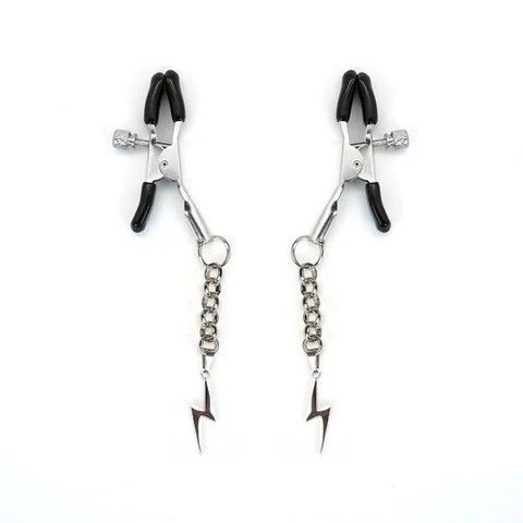 Зажимы для сосков Liebe Seele Lightning Nipple Clamps Silver - фото