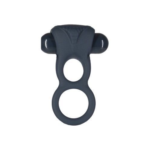 Lux Active &ndash; Triad &ndash; Vibrating Dual Cock Ring - двойное эрекционное кольцо с вибропулей и пультом ДУ - фото