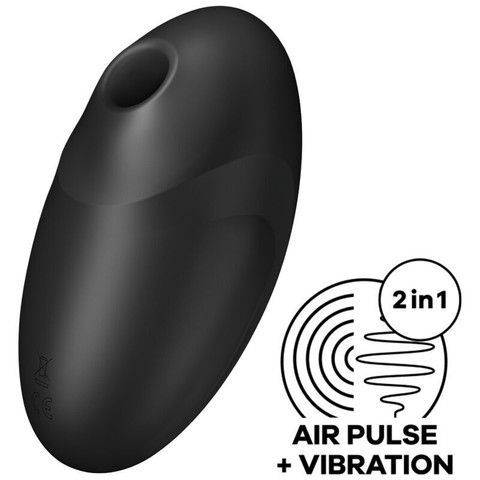 Ввакуумный клиторальный вибростимулятор Satisfyer Vulva Lover 3 Black - фото