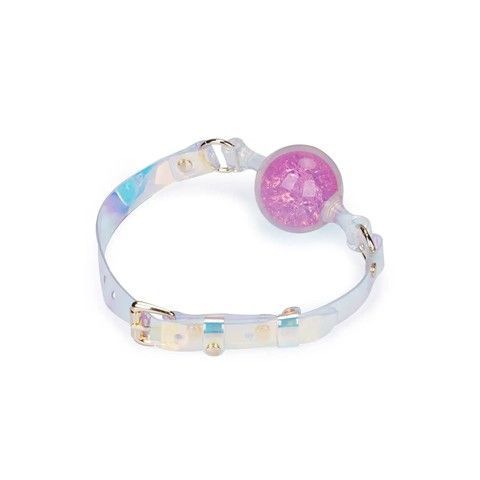 Кляп з кулькою Liebe Seele Crystal Ball Gag Pink Small рожевий  - фото