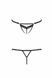 Трусики-стрепи Passion Exclusive SOLON THONG black S/M