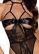 Боді Noir Handmade Kissable Sexy Kiss Body Black S/M