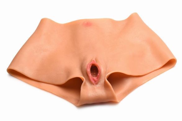 Накладна вагіна Master Series Silicone Vagina + Butt Panties Small