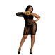 Сукня-сітка Moonlight Plus Model 05 Black XL-XXXL, Чорний, XL/XXXL