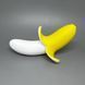 Вібратор-банан BMS Factory  Banana Bliss Mini Silicone Vibrator - фото товару