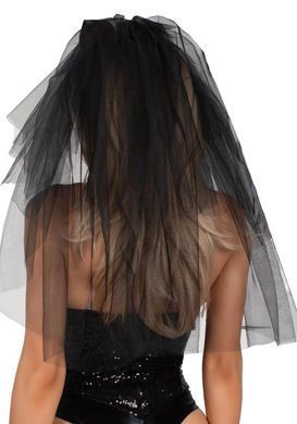 Фата нареченої Leg Avenue Tiered bridal veil O/S чорна