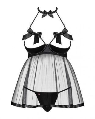 Сорочка и трусики JSY JS228164 Black S/M