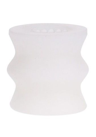 Сквозной светящийся мастурбатор для минета Doc Johnson GoodHead Glow Helping Head Silicone - фото