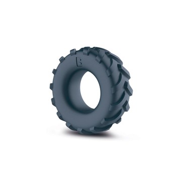 Ерекційне кільце Boners Tire Cock Ring Grey - фото
