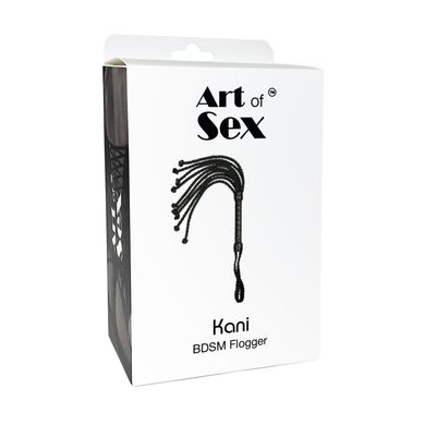 Ажурная плеть Кошка  Art of Sex Kani черная - фото