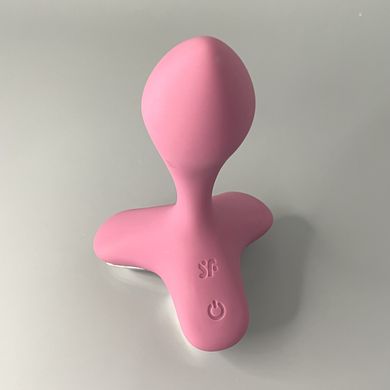 Анальная вибропробка Satisfyer Game Changer розовая - 3,5 см - фото