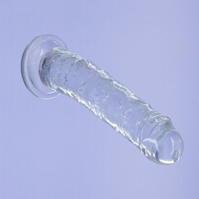 Фалоімітатор ADDICTION Crystal Vertical Dong 8&rdquo; (20,3 см) (луснув блістер) - фото