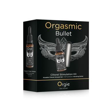 Набор Orgie Orgasmic Bullet: возбуждающие капли и вибропуля
