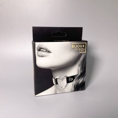 Чокер с сердечком из экокожи Bijoux Pour Toi