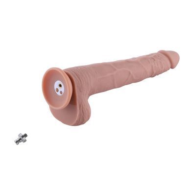 Віброфалоімітатор для секс-машин Hismith 11.8&Prime; Silicone Dildo with Vibe