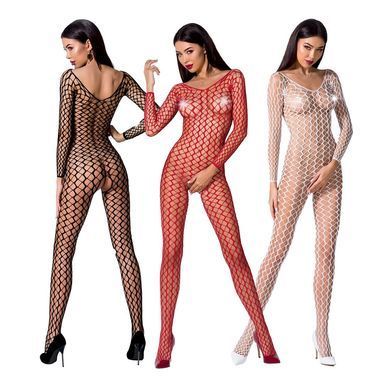 Бодістокінг з рукавами Passion BS068 білий - фото