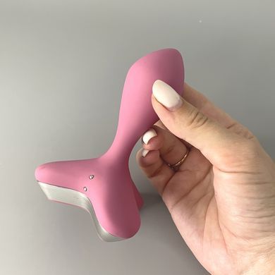 Анальная вибропробка Satisfyer Game Changer розовая 3,5 см - фото