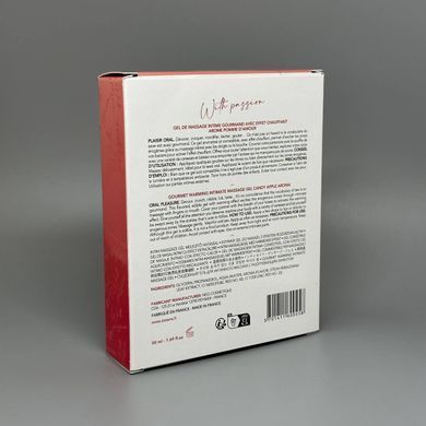 Масажна олія-гель розігріваюча EXSENS With Passion Candy Apple (50 мл) карамельне яблуко - фото