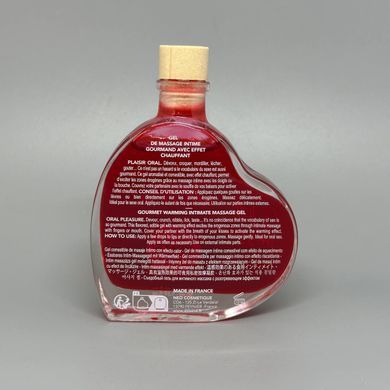 Масажна олія-гель розігріваюча EXSENS With Passion Candy Apple (50 мл) карамельне яблуко - фото