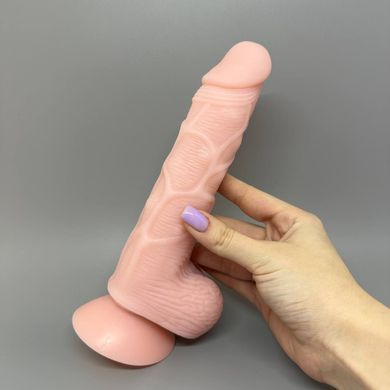 Фалоімітатор з рухомою крайньою плоттю Real Body Real Brad (20 см) середній - фото