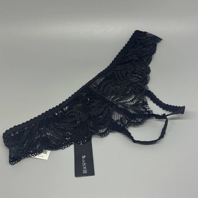 Трусики с доступом Obsessive Contica crothchles thong S/M черные