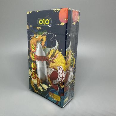 Презерватив OLO Taotie Spiny 1 шт, с усиками и шариком - фото