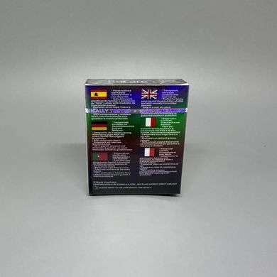 Презервативы с пупырышками и ребрами с ароматом колы Recare Holographic Cola Dotted&Ribbed Condoms 3 шт - фото
