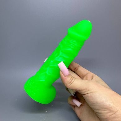 Свеча в виде члена Pure Bliss MINI Green зеленая