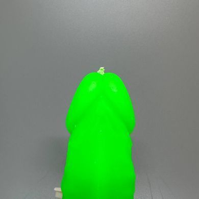 Свеча в виде члена Pure Bliss MINI Green зеленая