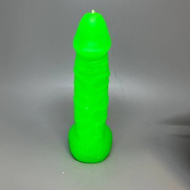 Свеча в виде члена Pure Bliss MINI Green зеленая