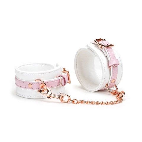 Поножи Liebe Seele White & Pink Fairy Goat Leather Ankle Cuffs
