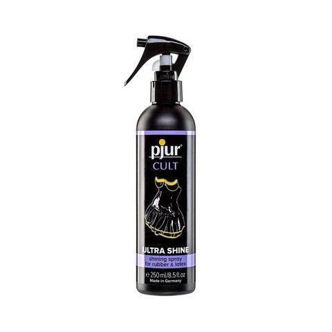 Спрей для ухода за одеждой из резины и латекса pjur Cult Ultra Shine (250 мл) - фото