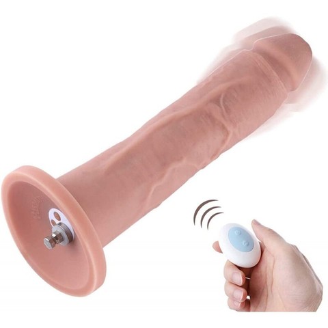 Виброфаллоимитатор для секс-машин Hismith 10.2″ Silicone Dildo with Vibe