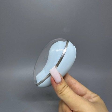 Кліторальний стимулятор Satisfyer Drop To Go Blue - фото