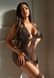 Эротическое платье Leg Avenue Lurex Rhinestone Keyhole Halter Dress One Size Black/Silver