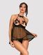 Сорочка и трусики JSY JS228164 Black S/M