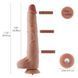 Віброфалоімітатор для секс-машин Hismith 11.8&Prime; Silicone Dildo with Vibe