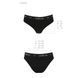 Трусики-сліпи з бавовни та еластаном Passion PS004 PANTIES black S