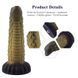 Фаллоимитатор для секс-машин Hismith 8.5" Squama Beast Silicone Dildo Monster Series, Зеленый