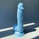 Голубой релистичный дилдо, светящийся в темноте Addiction Luke (19 см) - фото товара