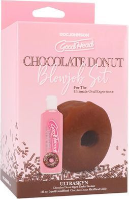 Набір для мінету Doc Johnson GoodHead Chocolate Donut Blowjob Set (м'яте паковання)