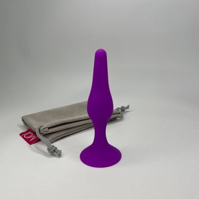 Анальная пробка MAI Attraction Toys №32 фиолетовая - 2,5 см - фото