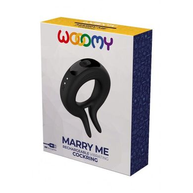 Эрекционное виброкольцо Wooomy Marry Me - фото