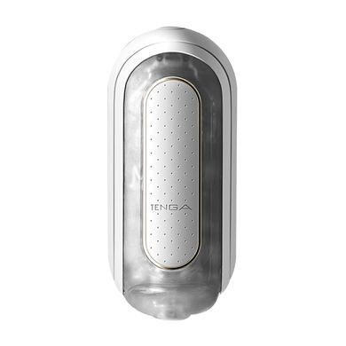 Вибромастурбатор с вакуумом Tenga Flip Zero Electronic Vibration white белый - фото