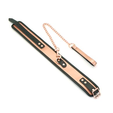 Ошейник с поводком Liebe Seele Rose Gold Memory Collar with Leash - фото